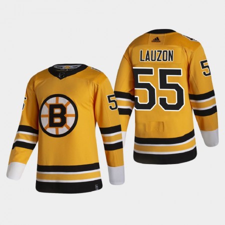 Boston Bruins Jeremy Lauzon 55 2020-21 Reverse Retro Authentic Shirt - Mannen